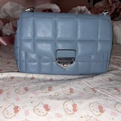 Blue Michael Kors Purse