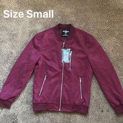 Brand New Men’s Burgundy Jacket Size Small 