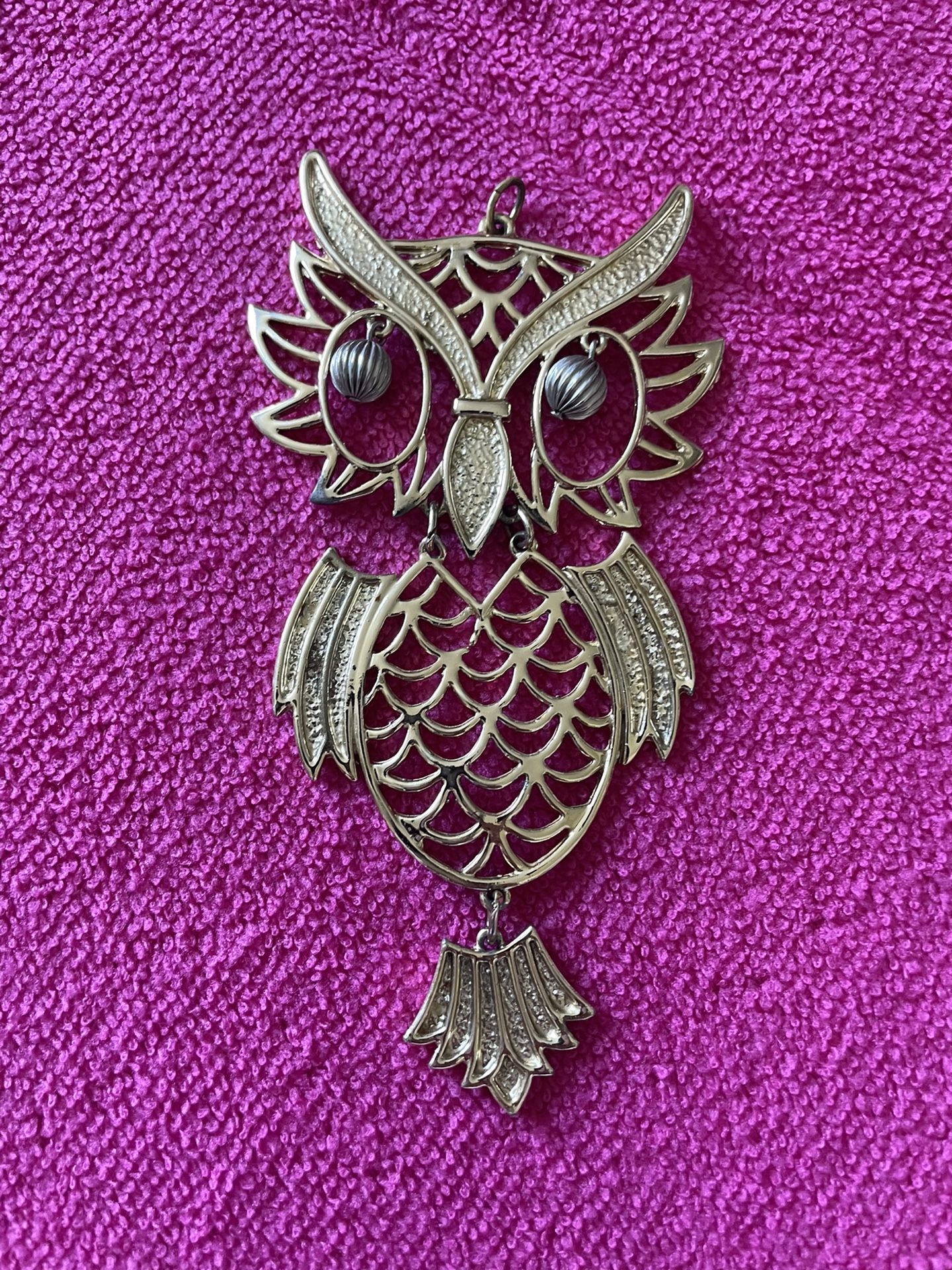 Vintage Owl Pendant 