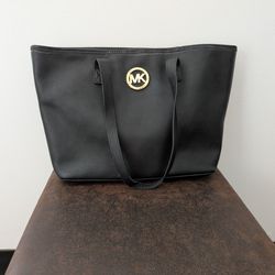 Michael Kors Black Saffiano Leather Tote