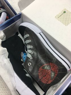 Kids spider man shoes brand new 10 dollars each pair