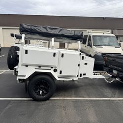 Overland Off-Road Trailer With Tent, Awning, Propane, And More