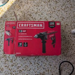 Craftsman CMED741 Hammer Drill Like New!