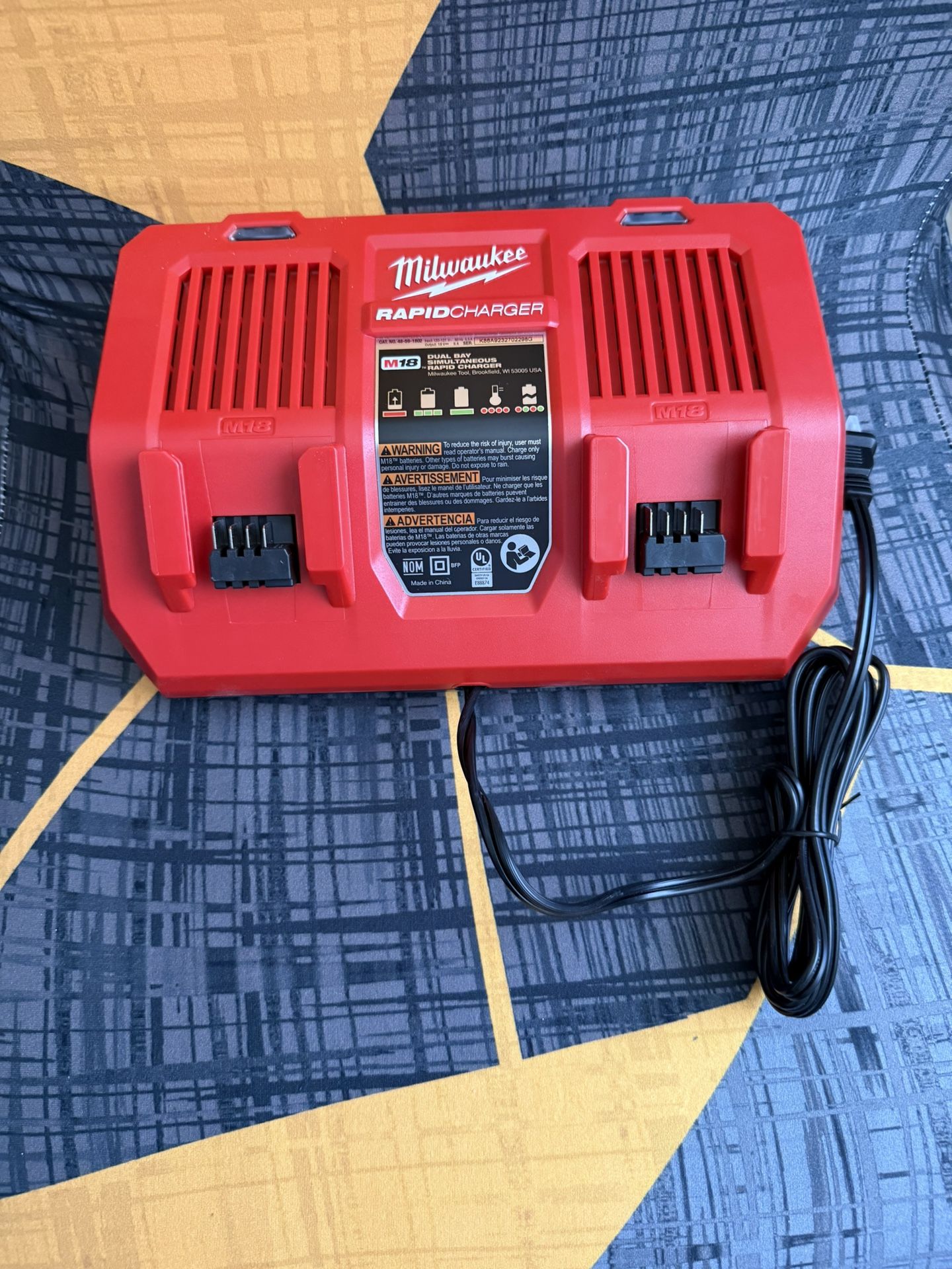 Milwaukee M18 Lithium Dual Battery Rapid Charger