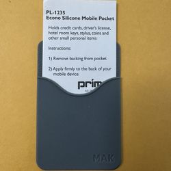 6 Custom Silicone Phone Wallets | WashU, SLU, MilliporeSigma & More | Stick-On