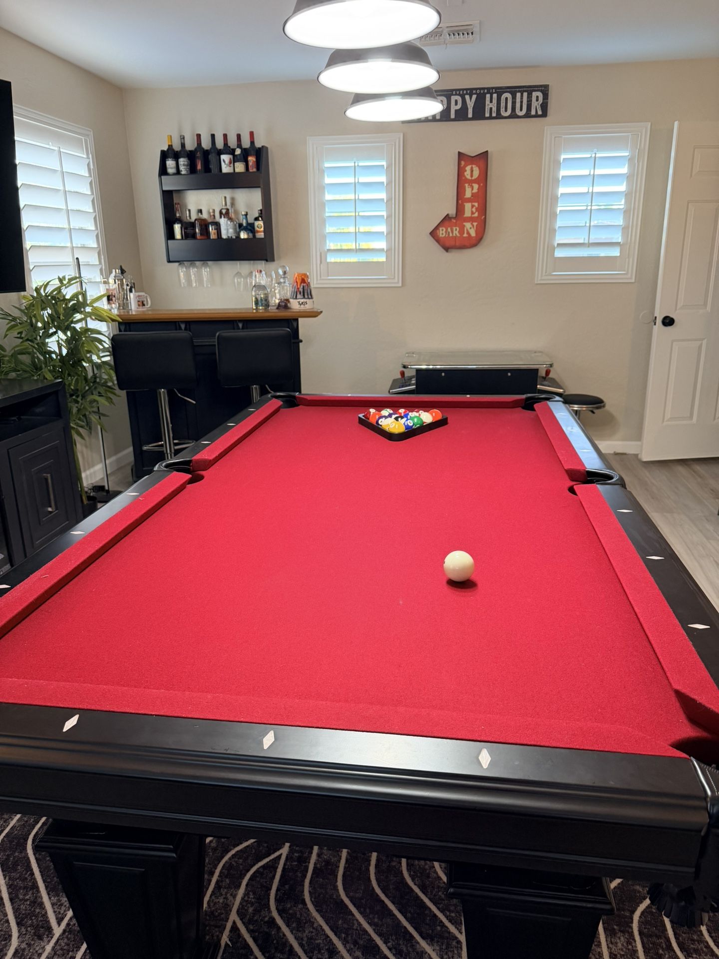 Awesome New Mahogany Pool Table