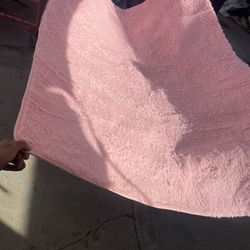 Fluffy Plush Area Rug, Kids Shag Rugs for Bedroom, Living Room, Soft Furry Fuzzy Rugs for Baby Girl for Nursery Playroom, Princess Rug, Pink Rug