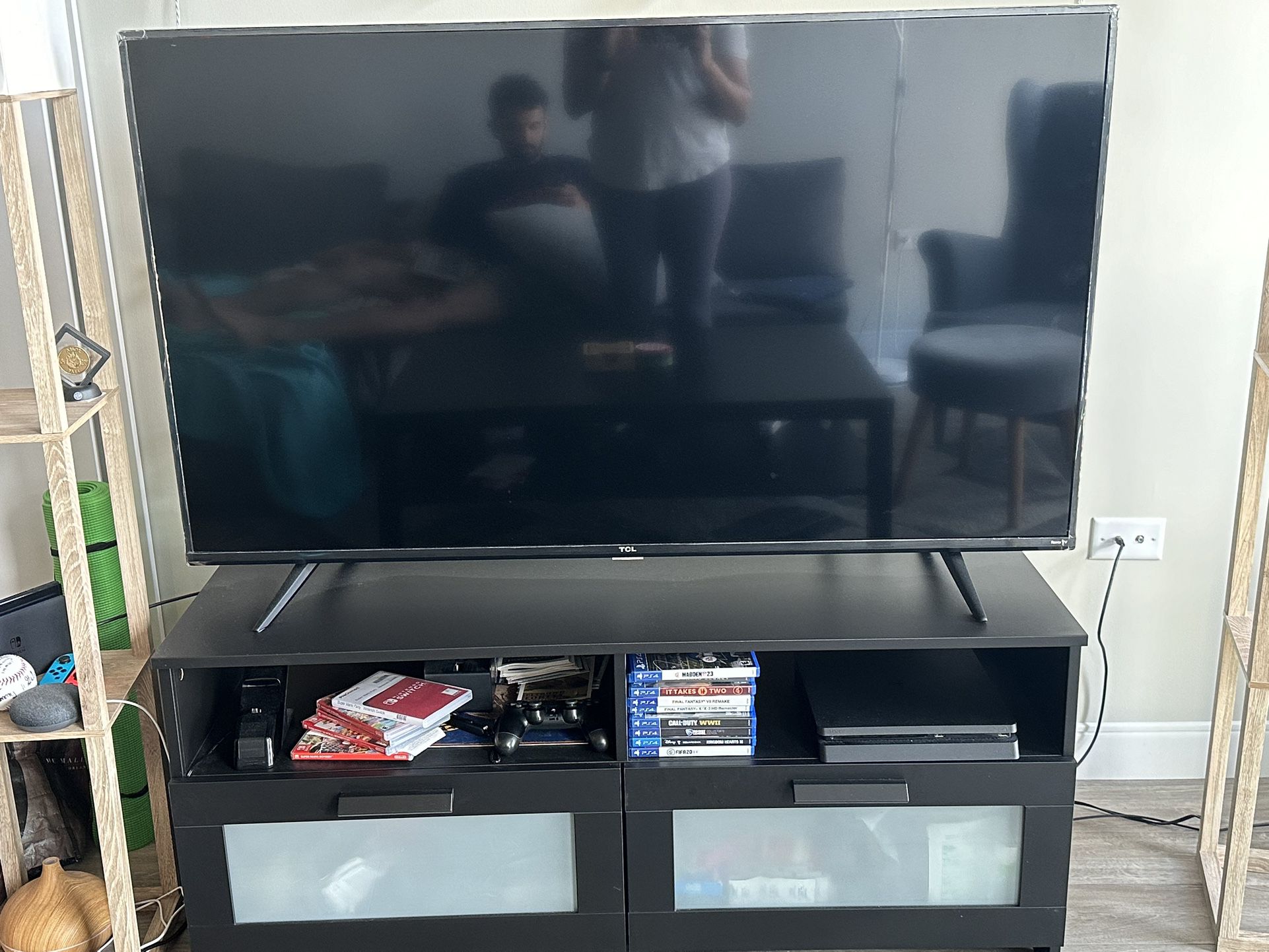 55 in. TCL TV+IKEA TV Stand