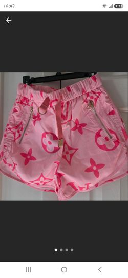 New LV Pink Shorts sz L