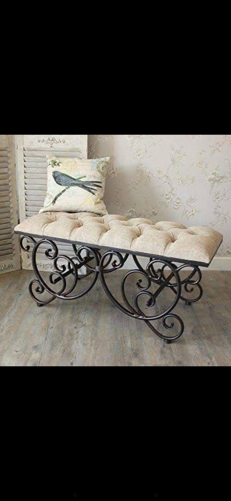 Nice Metal Bench Large Perfect Condition