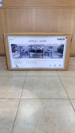 ALLEN + ROTH 4 PIECES ISLA PARK DINING CHAIR SET ONLY