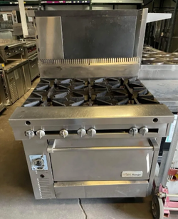 Six Burner Range Stove With Convection Oven US RANGE