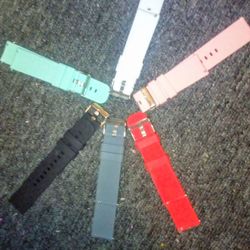 6 Piece Apple I watch Colored Bands
