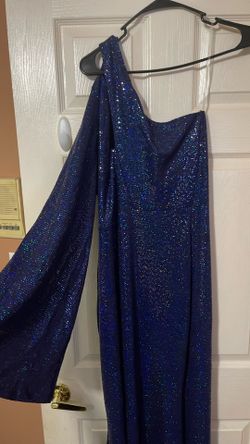 Blue Sequin Dress