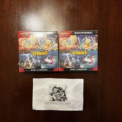 2 Pokemon Surging Sparks Booster Bundles - Factory Sealed $45 Each
