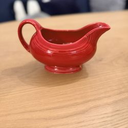 Fiestaware Scarlet Open Sauce / Gravy Boat