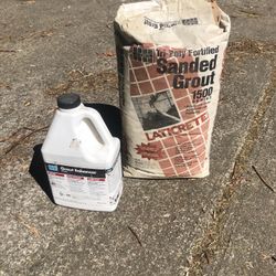  New Bag Of Sanded Groute 1500 Plus Enhancer 