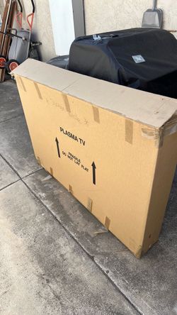 Plasma TV in Original Box Moving box for a 55 inch flatscreen TV