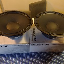 New (Pair) 12" Celestion Mid-Woofer Midbass Pro Audio Woofers 