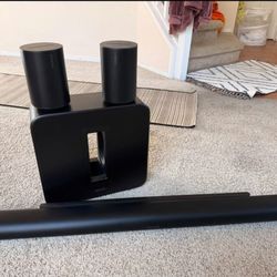 Sonos Arc Ultra Soundbar, Sonos Sub Gen-4 And Two Sonos Era 100's