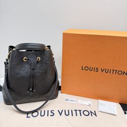 Louis Vuitton Neonoe MM Bucket Bag in Monogram Empreinte Leather 