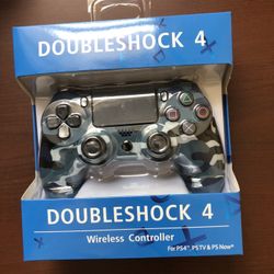 Brand New Camo Blue PS4 Controller