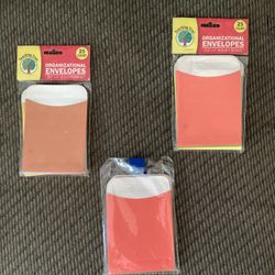 Brand New Organizational Envelopes