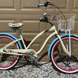 Electra Hawaiian Girl 3 Speed Beach Cruiser 