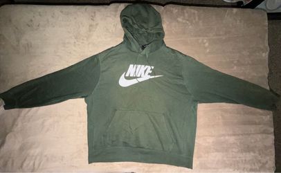 Nike Pullover Hoodie Olive Green