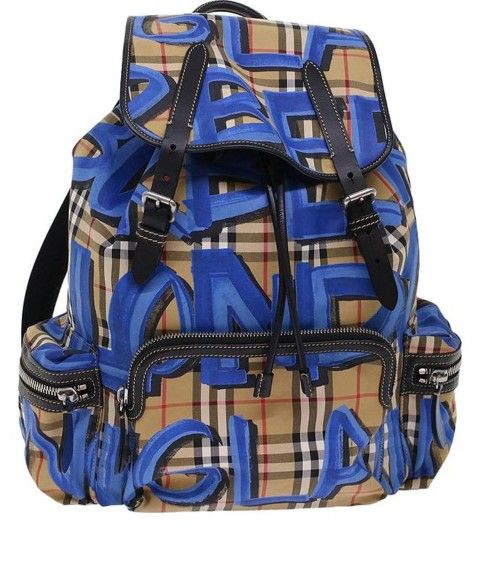 Burberry
Blue Canvas Backpack Bag