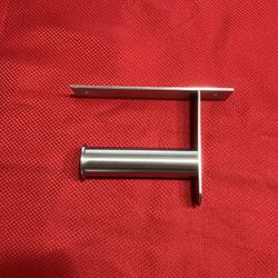Bathroom Toilet Paper Roll Holder Stainless Steel Size 6 1/2” H  x 4 1/2” W  New 