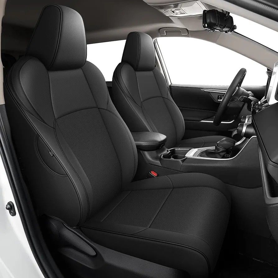 AOMSAZTO Custom Fit Seat Covers for Toyota bZ4X XLE,Limited 2023 2024 2025 Full Set Waterproof Faux Leather Cover Seat Set Interior Accessories Cushio