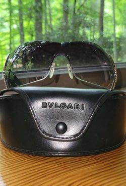 BVLGARI VINTAGE SUNGLASSES - Early 2000's Mono Lens Wraparound