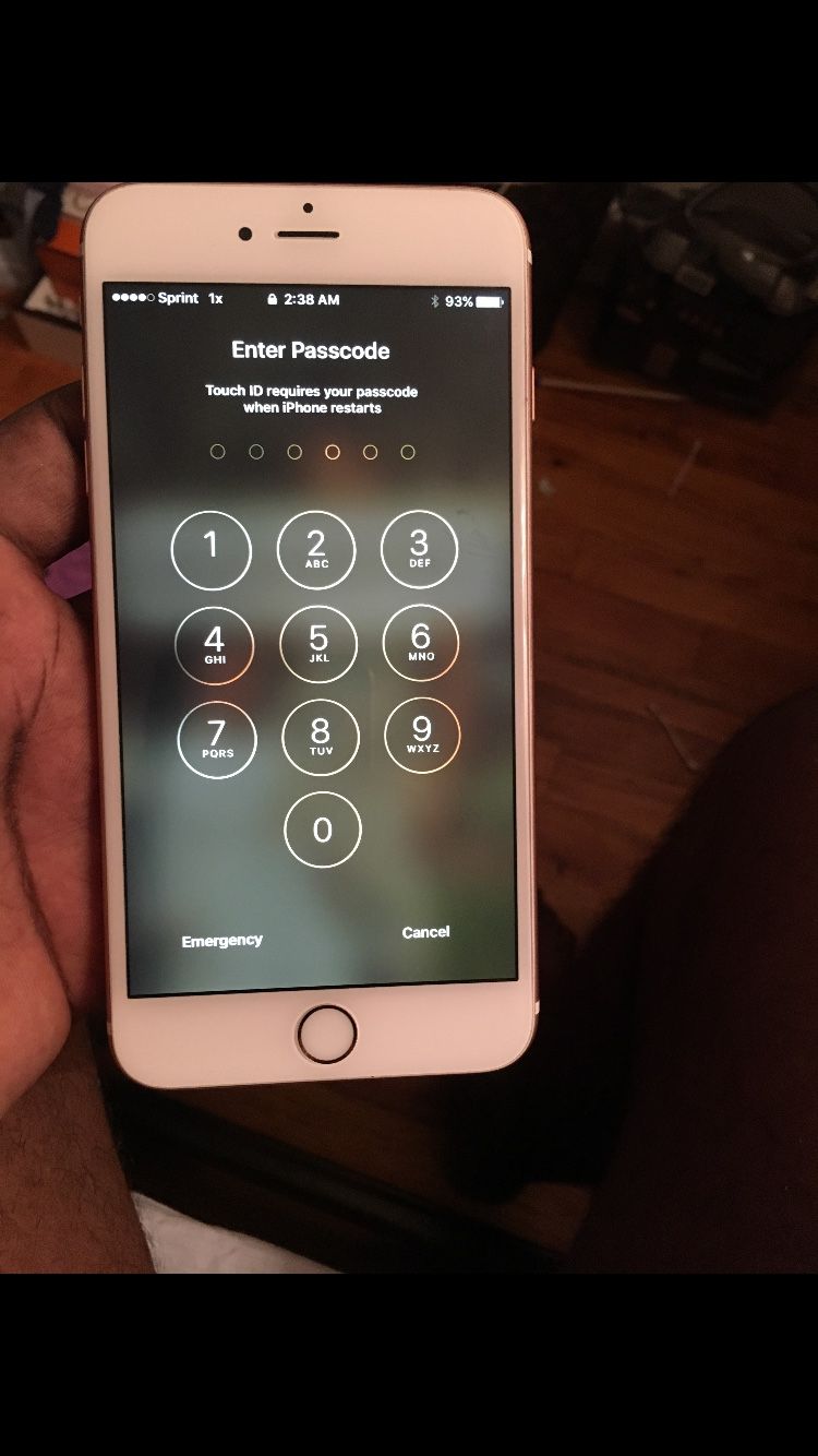 iPhone 6s Plus password locked