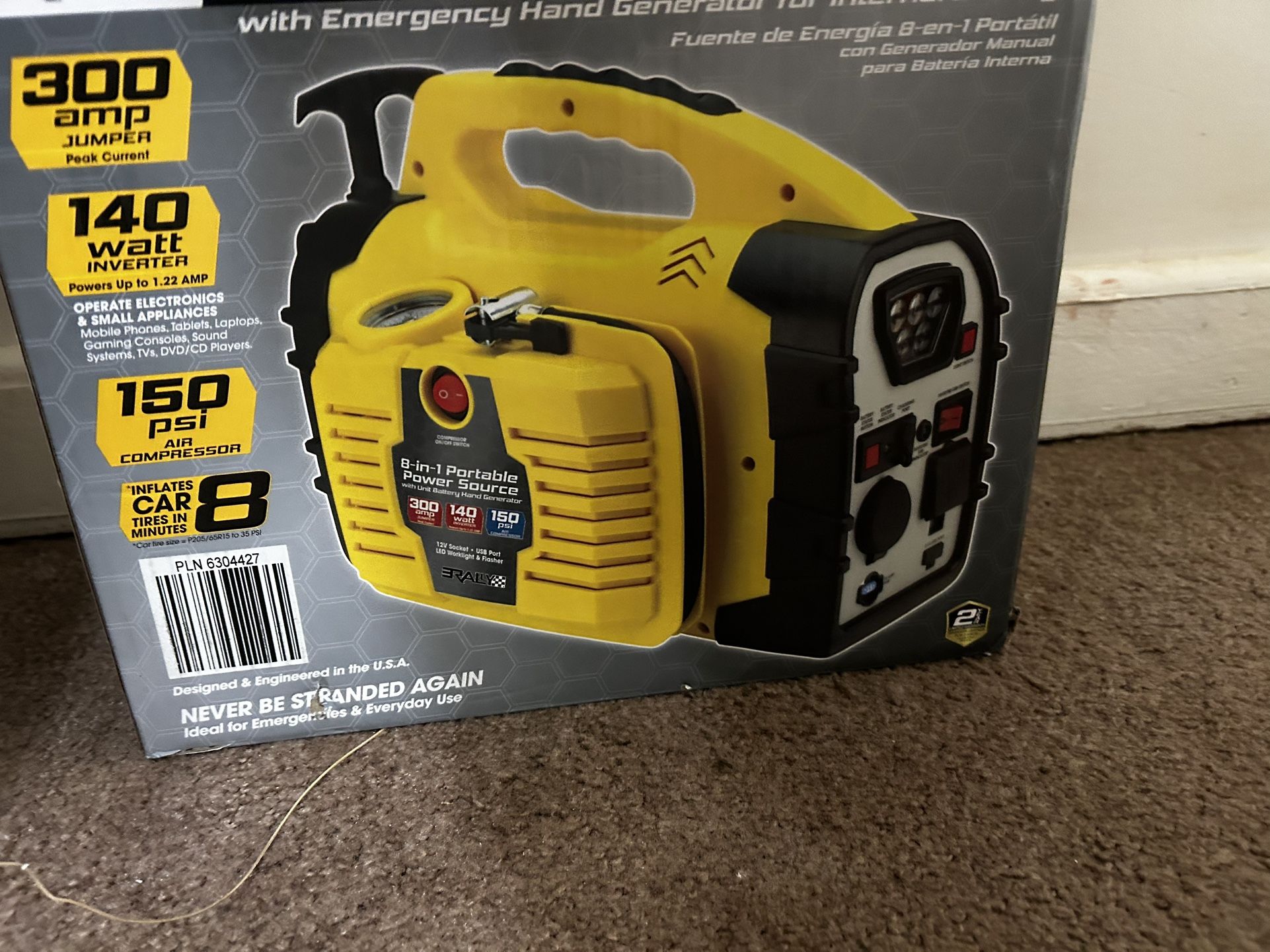 8 In 1 Portable Power Source