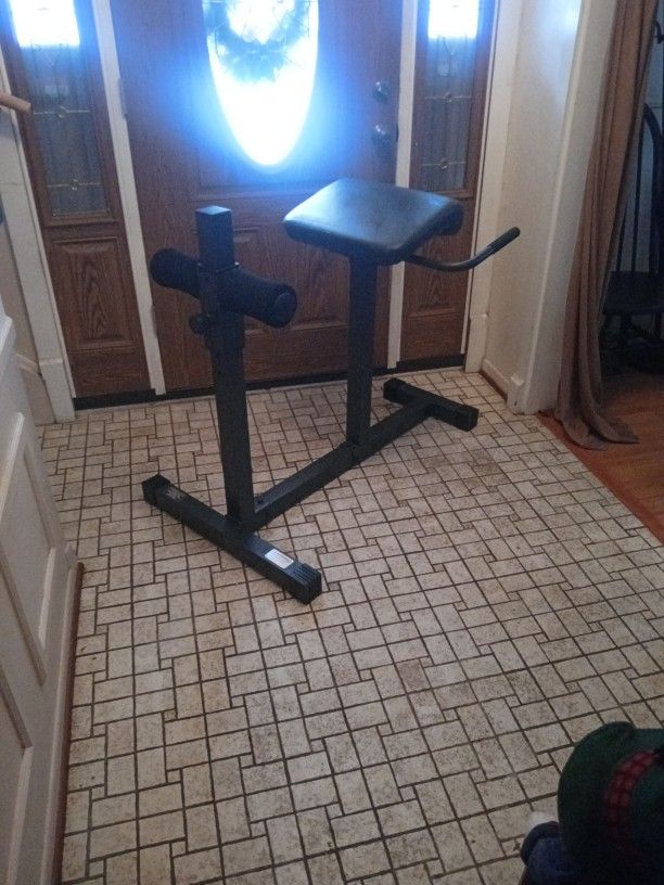 Marcy Adjustable Hyperextension Roman Chair