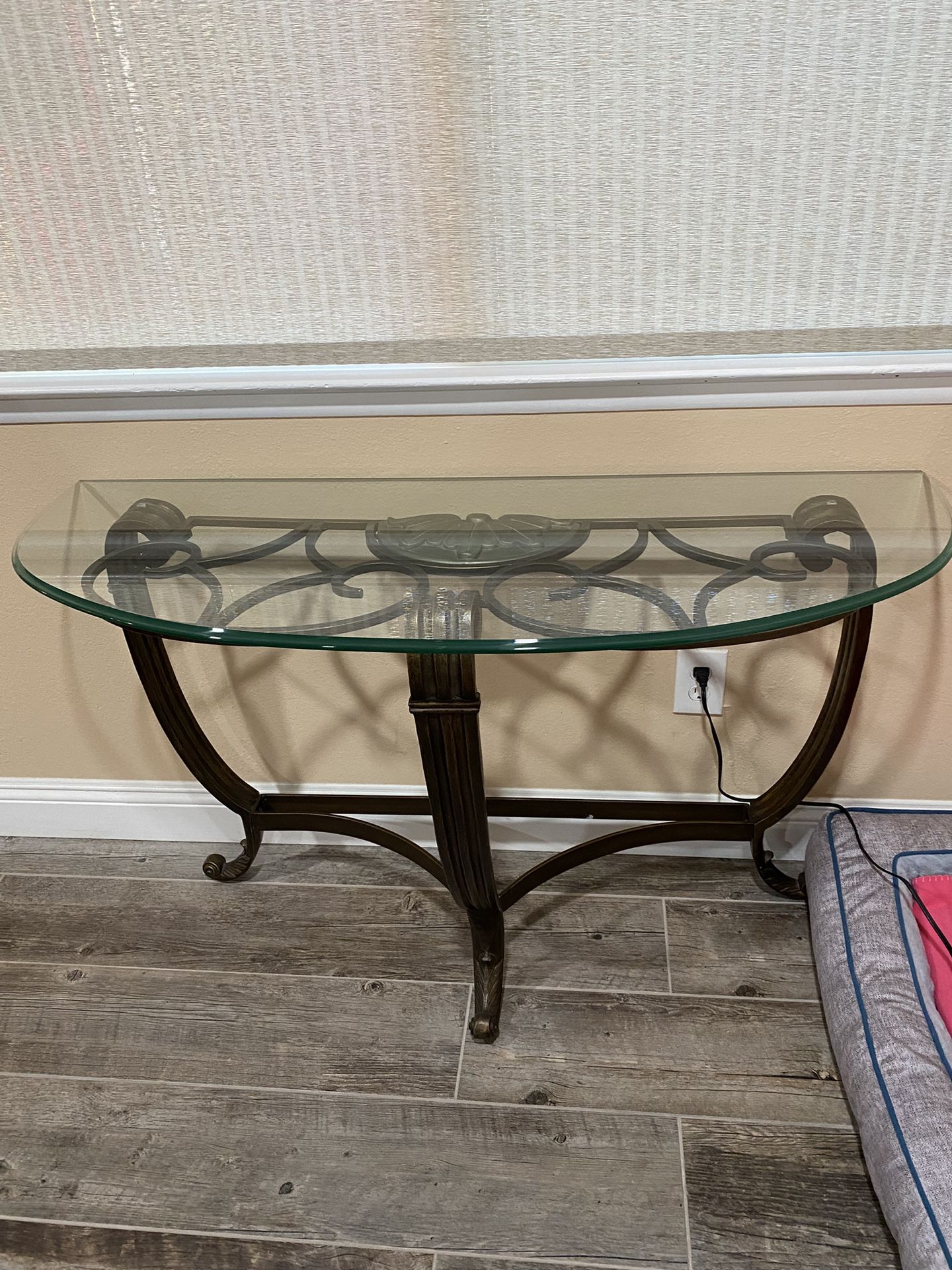 Tommy Bahama Glass Tables. 2 End Tables. 1 Console Table