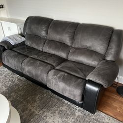 Ashley Reclining Sofa And Sofa Chaise 