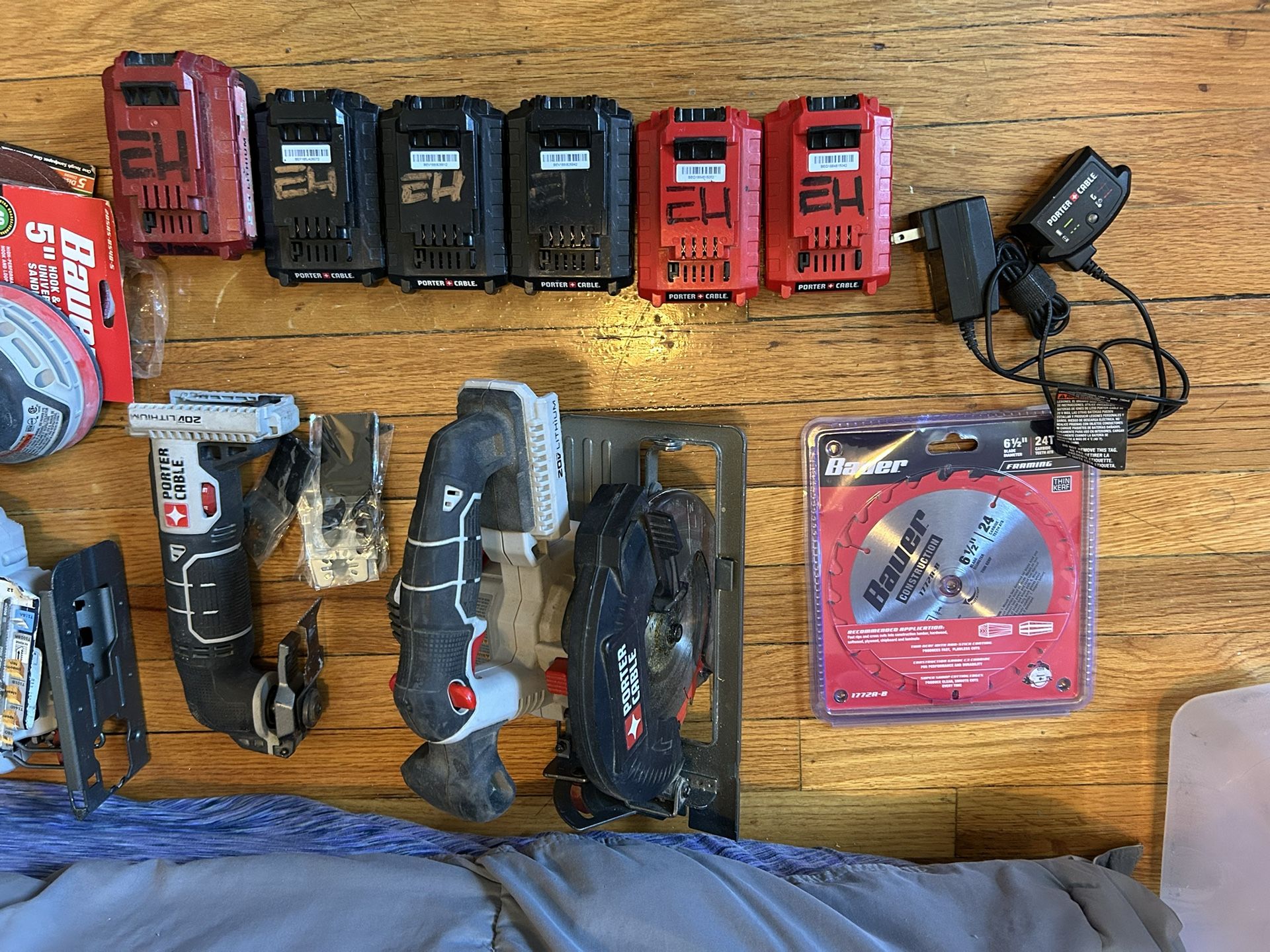 PORTER CABLE 20v CORDLESS TOOLS