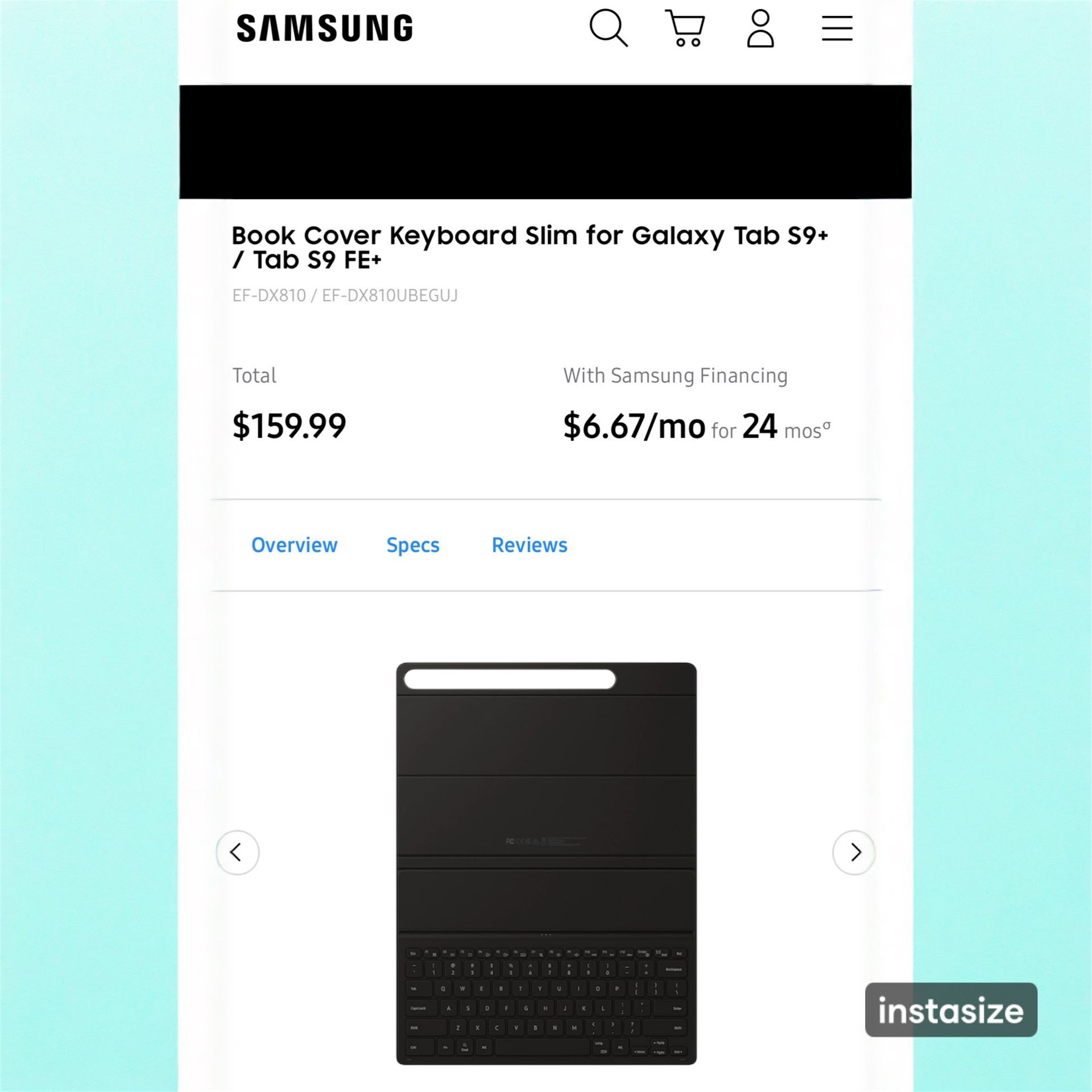 Samsung Book Cover Keyboard 