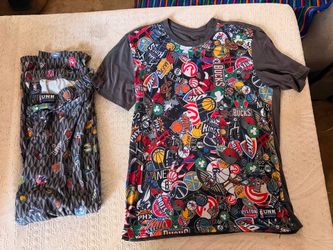 UNK NBA All-Over Print loungewear/pajama set