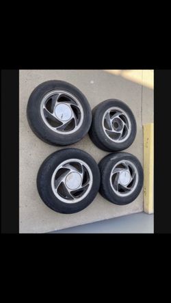 4 — 205/60r15 4x4.5 4x114.3 Stock Enkei Honda Accord Sentra Wheels Rims Tires!!!!!!!!!!!
