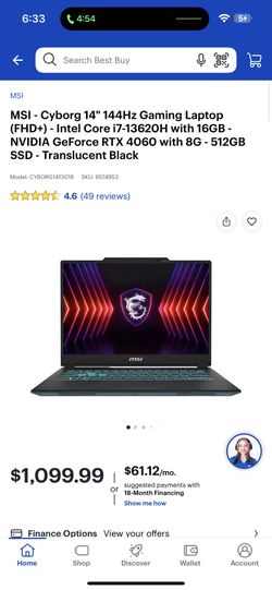 Msi Gaming Laptop