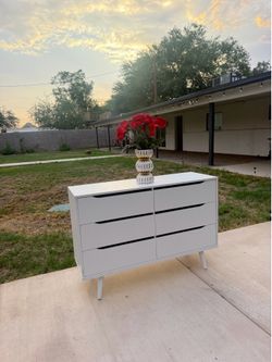 White dresser