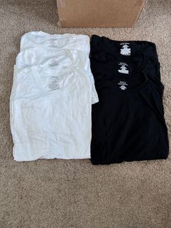 Polo Ralph Lauren Classic Fit Cotton T Shirt Men’s XL White & Black Two 3 Packs