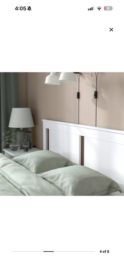 IKEA SONGESAND Queen Bed Frame/ White color