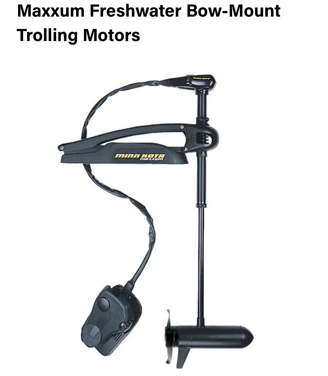 Minn Kota Maxxum 80 Trolling Motor Never Used In Box