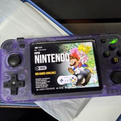Retro Handheld R36H with 128GB sd and THOUSANDS of games - PURPLE