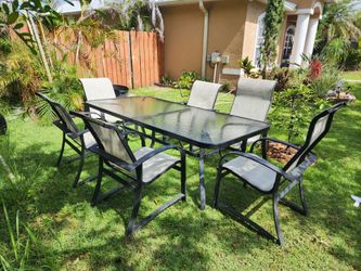 Table and chairs