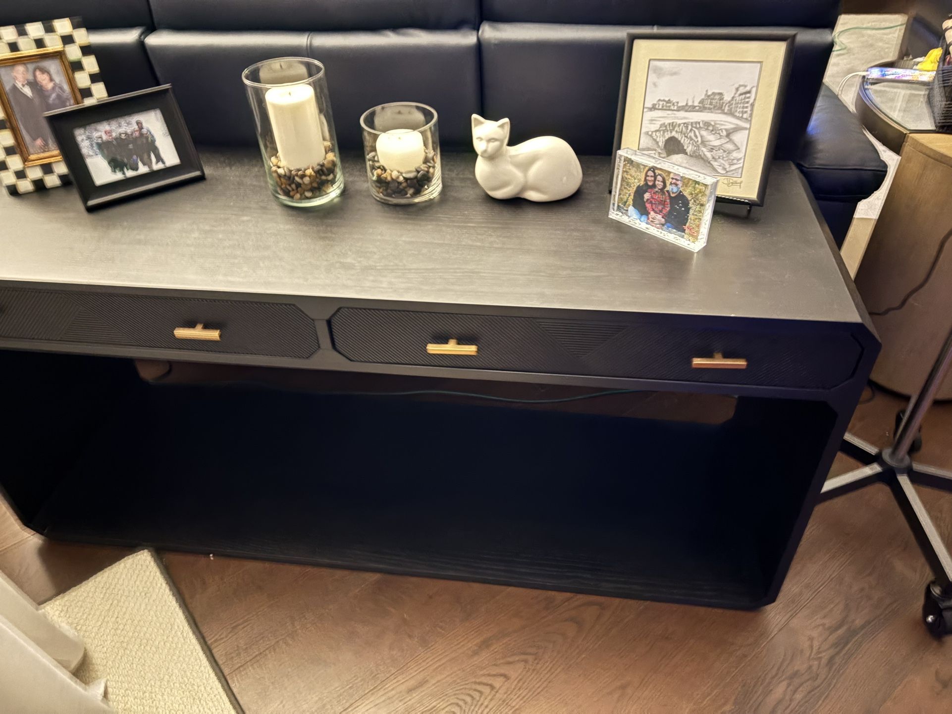 Counsel Table With Drawers Four hands